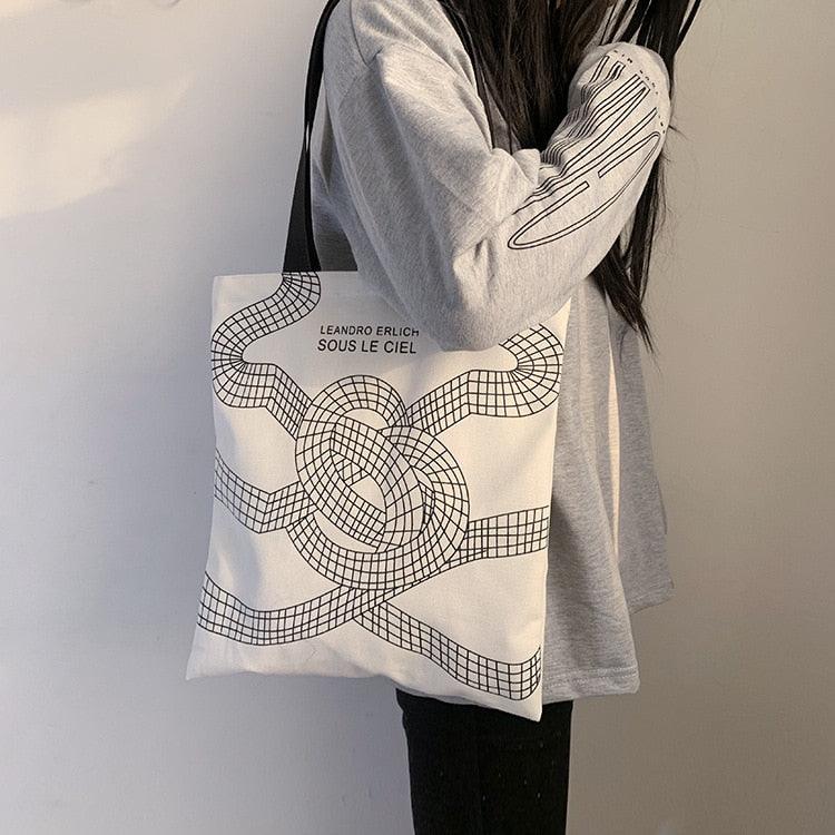 Single-Shoulder Canvas Tote Bag - Puritific