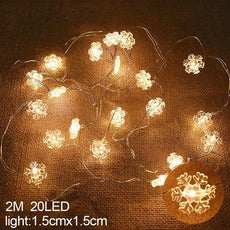 Snowflakes LED Christmas Lights - Puritific