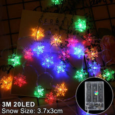 Snowflakes LED Christmas Lights - Puritific