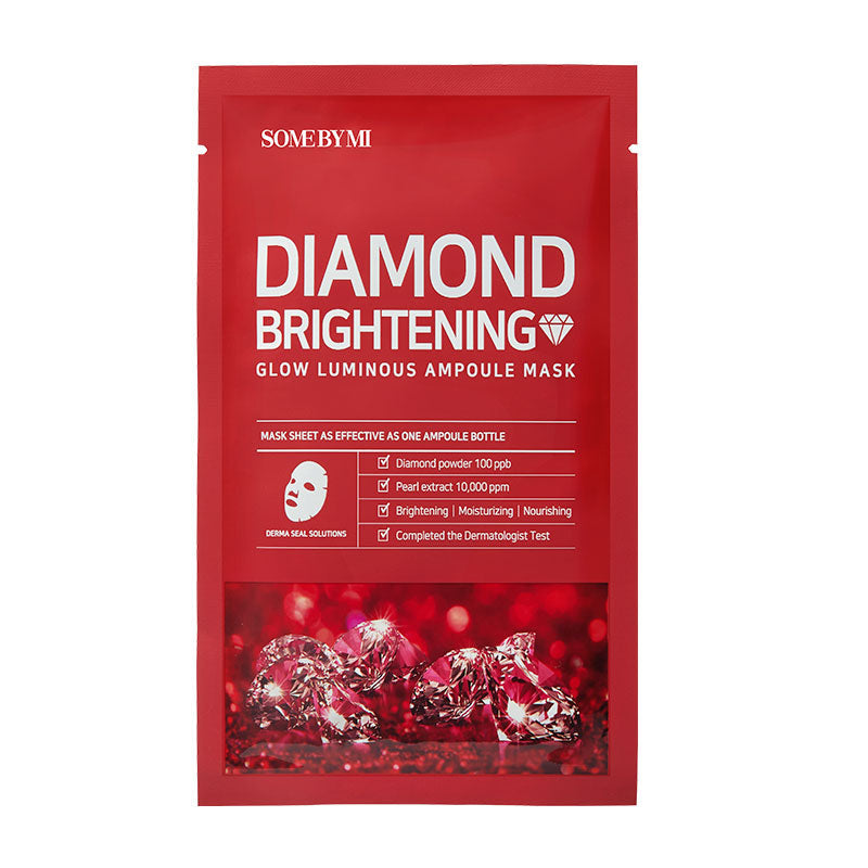 SOME BY MI Red Diamond Brightening Glow Luminous Ampoule Mask 1 PC-0