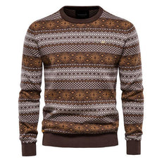 Spliced Cotton Men's Sweater - Puritific