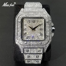 Square Full Crystal Watch - Puritific