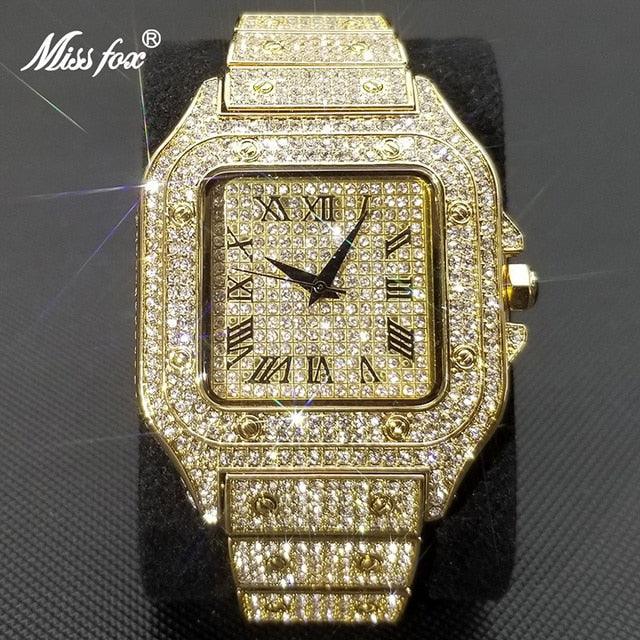 Square Full Crystal Watch - Puritific