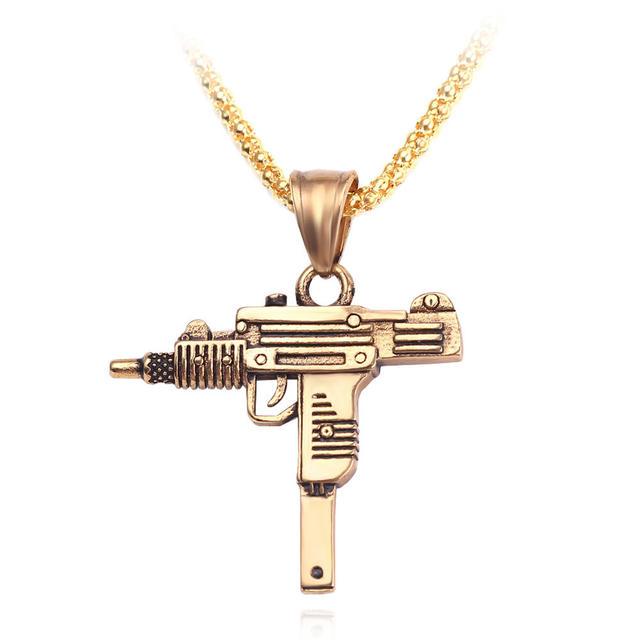 Submachine Gun Pistol Necklaces - Puritific