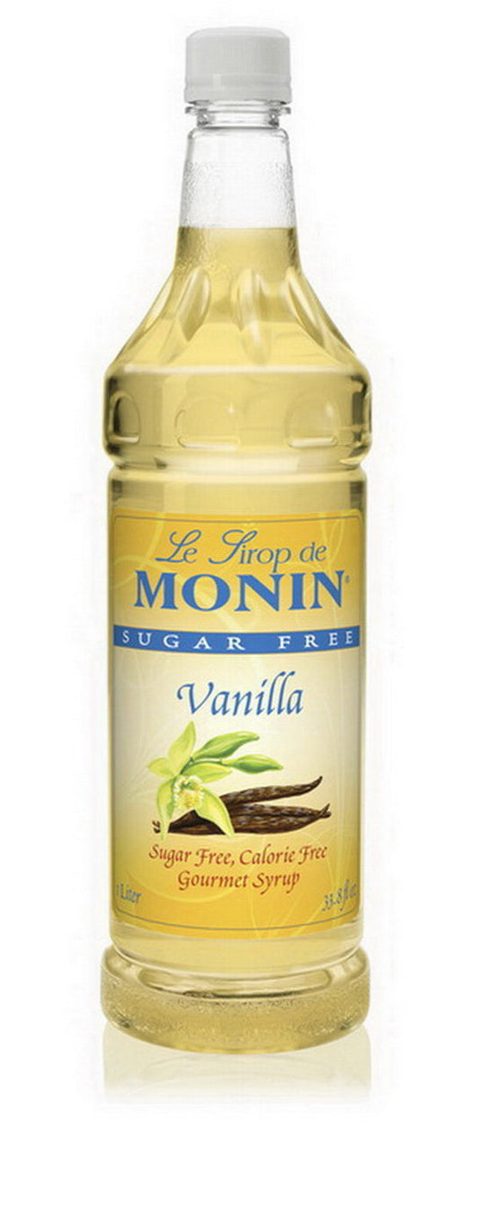 Sugar Free Vanilla - Monin - Premium Syrups and Flavourings - 4 x 1 L per case-0