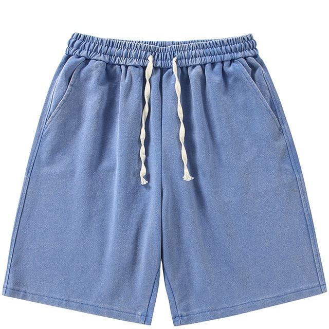 Summer Distressed Cotton Sweatshorts - Puritific