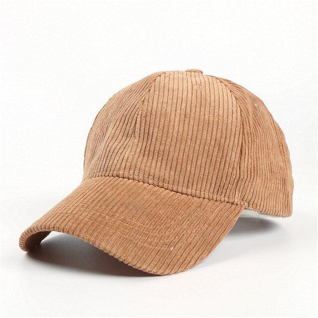 Summer Solid Corduroy Baseball Caps - Puritific