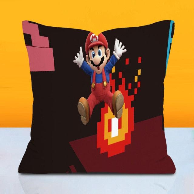 Super Mario Bros Pillow with Cover - Puritific