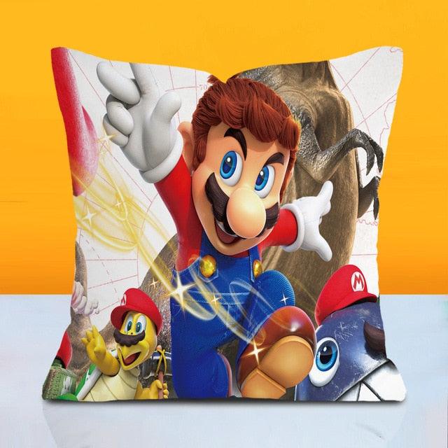 Super Mario Bros Pillow with Cover - Puritific