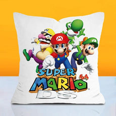 Super Mario Bros Pillow with Cover - Puritific