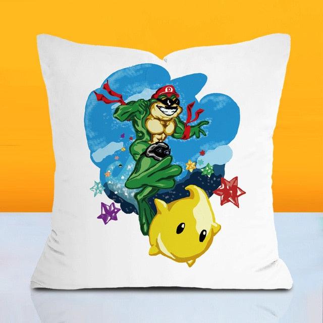 Super Mario Bros Pillow with Cover - Puritific