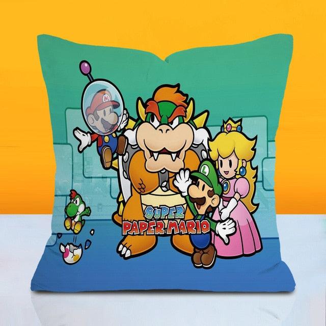 Super Mario Bros Pillow with Cover - Puritific