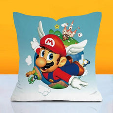 Super Mario Bros Pillow with Cover - Puritific