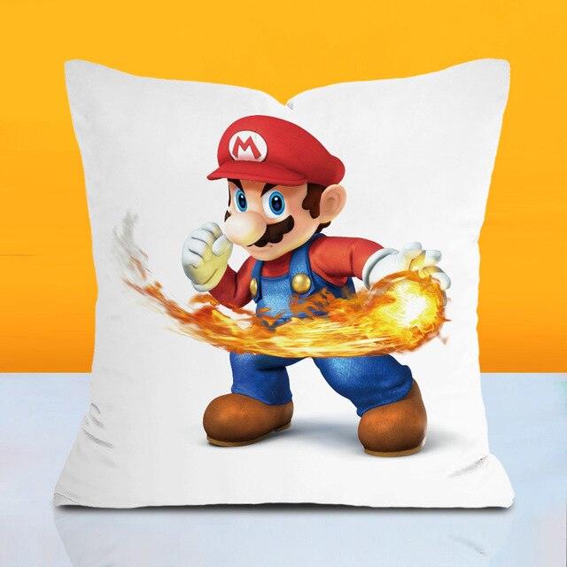 Super Mario Bros Pillow with Cover - Puritific