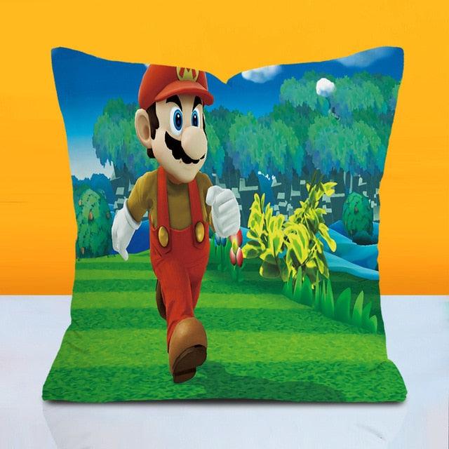 Super Mario Bros Pillow with Cover - Puritific