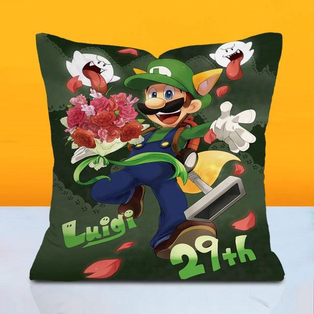 Super Mario Bros Pillow with Cover - Puritific