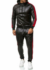 Sweat Suit Hooded Jacket Pants Set - Puritific