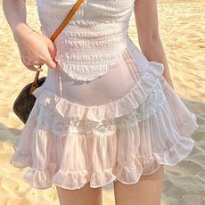 Sweet Pink Ruffle Skirt - Puritific