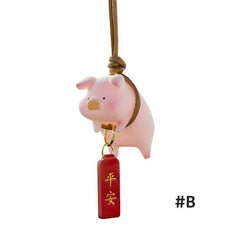 Swing Pig Car Interior Ornament - Puritific