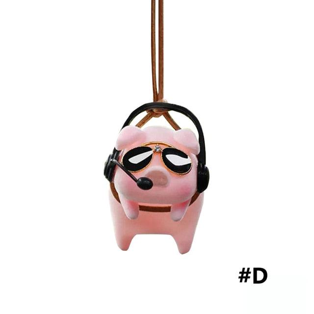 Swing Pig Car Interior Ornament - Puritific