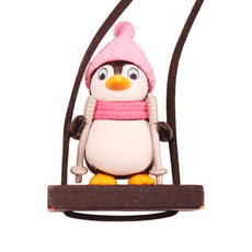 Swing Sled Penguin Car Pendant - Puritific