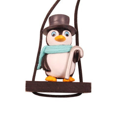 Swing Sled Penguin Car Pendant - Puritific