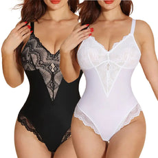 Lace Shapewear Bodysuit - Puritific