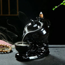 Teapot Ceramic Smoke Backflow Incense - Puritific