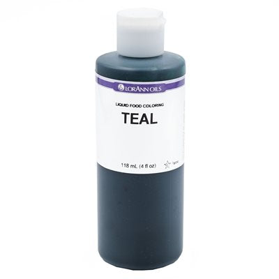 Teal Liquid Food Color - Liquid Food Coloring - 4 oz, 1 Gallon-0