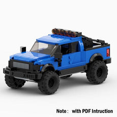 Technical Ford Raptors F-150 Pickup Truck Car Building Blocks - Puritific