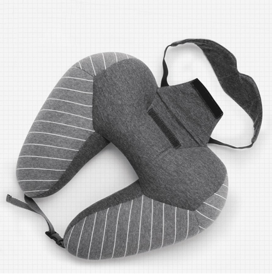 Travel Pillow With Eye Mask - Puritific