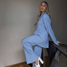 Two Piece Long Sleeve Suit - Puritific