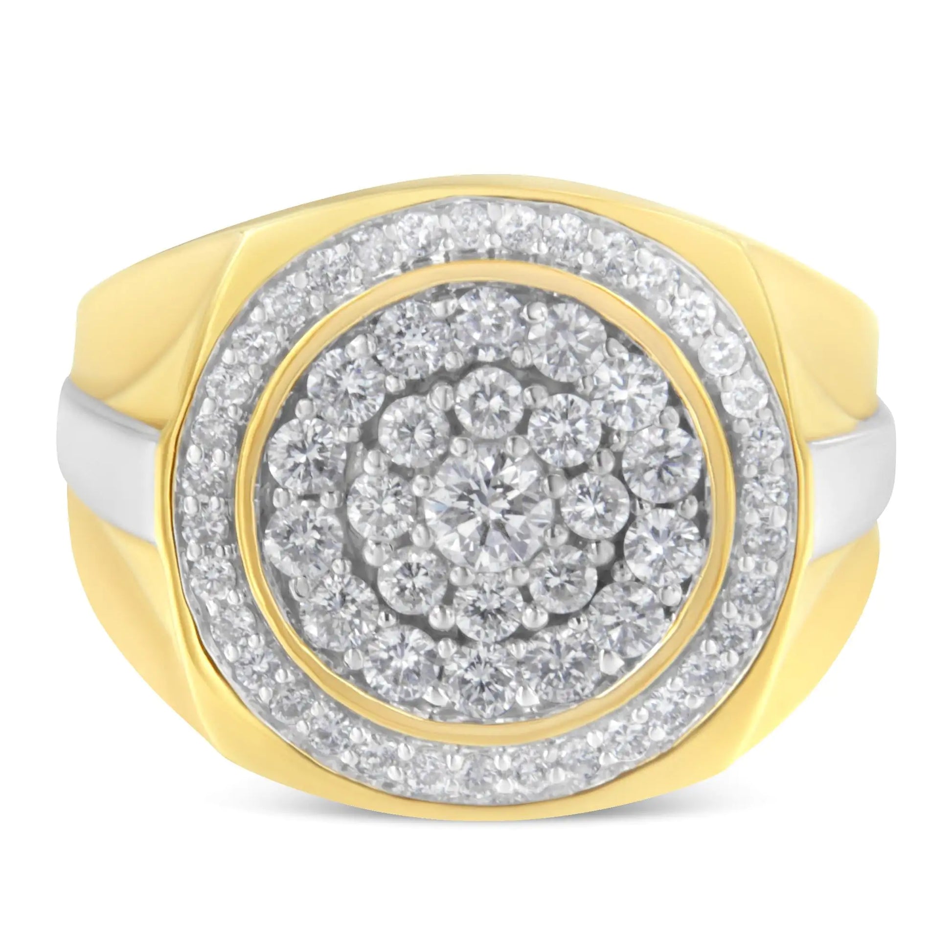 14K Yellow Gold Round-Cut Diamond Ring (1 1/2 cttw, H-I Color, SI2-I1 Clarity) - Puritific