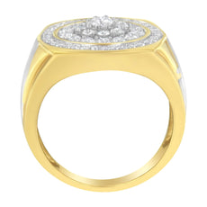 14K Yellow Gold Round-Cut Diamond Ring (1 1/2 cttw, H-I Color, SI2-I1 Clarity) - Puritific