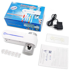 UV Light Toothbrush Holder And Toothpaste Dispenser - Puritific