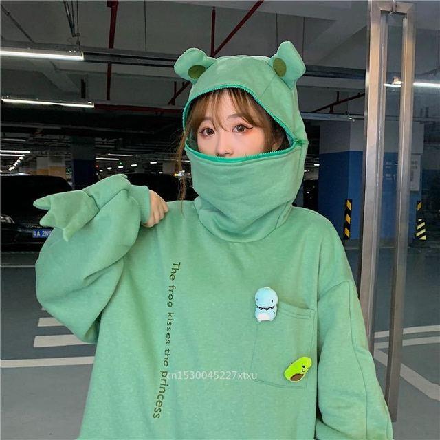 Unisex Frog Zipper Hoodie - Puritific