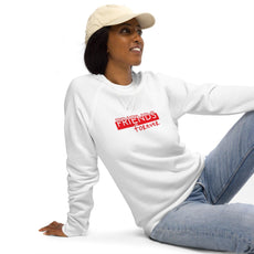 Unisex organic raglan sweatshirt - Puritific