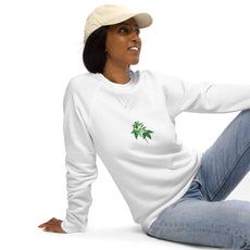 Unisex organic raglan sweatshirt - Puritific