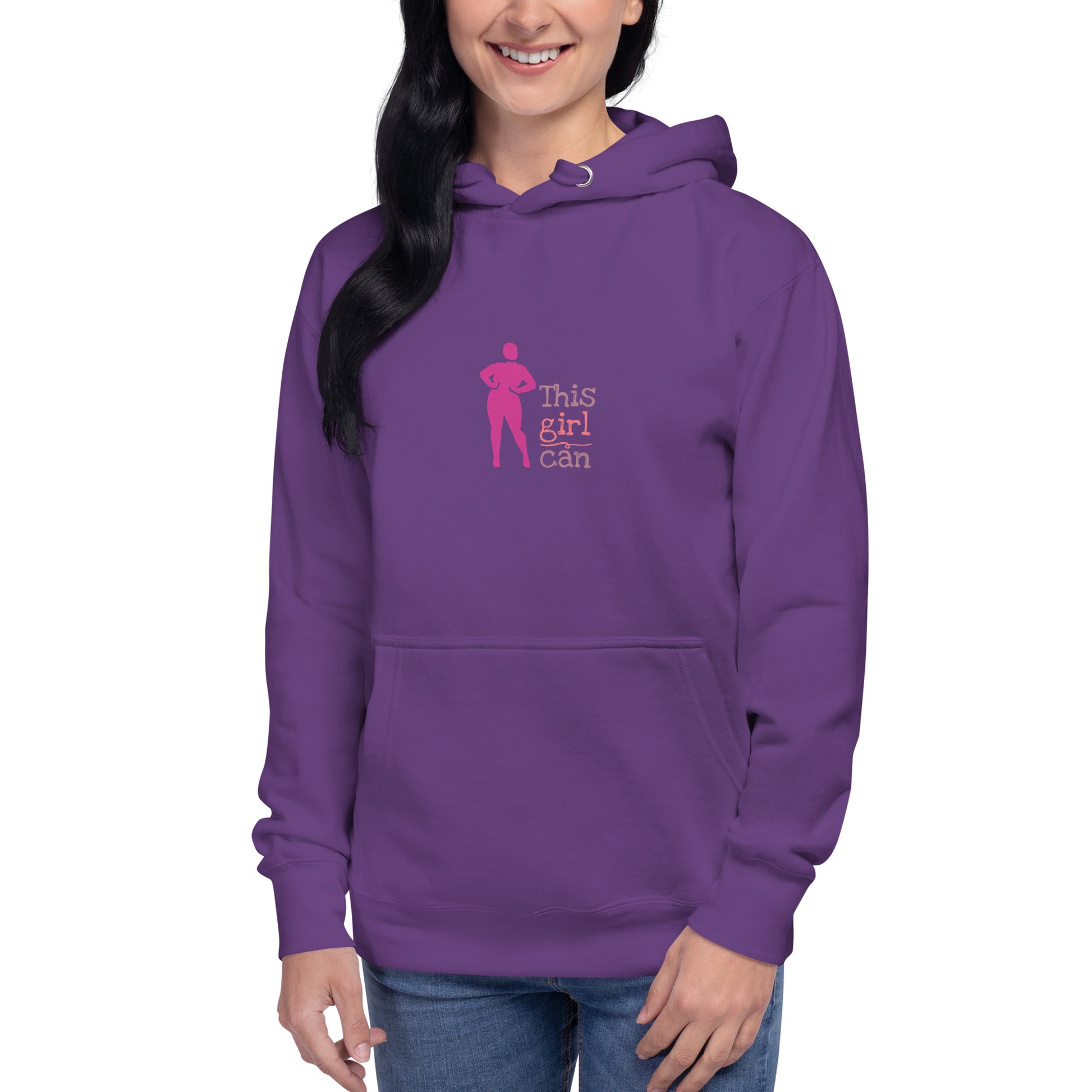 "This Girl Can" Unisex Hoodie - Puritific