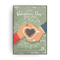 VALENTINE`S DAY COFFEE & TEA GREETING CARDS-5