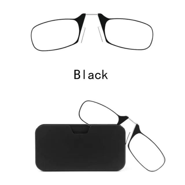 Legless Clamp Nose Reading Glasses For Both Men And Women +2.00 +2.50 - Puritific