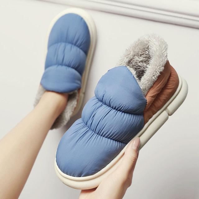 Waterproof Unisex Plush Slip-on Shoes - Puritific