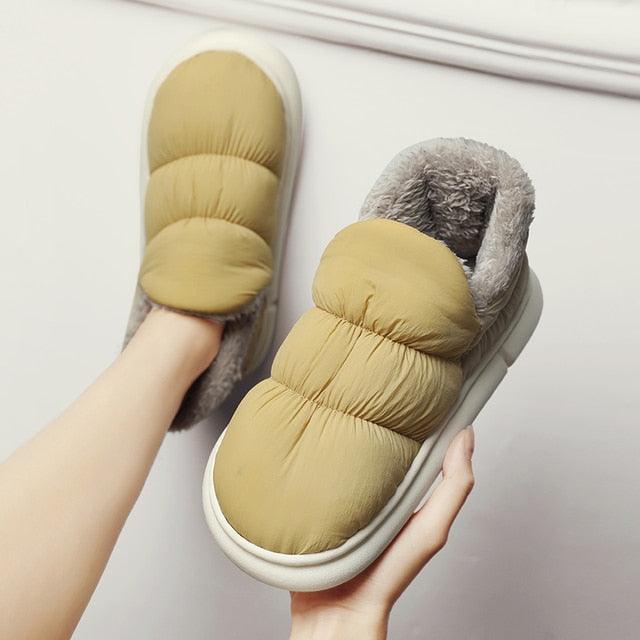 Waterproof Unisex Plush Slip-on Shoes - Puritific