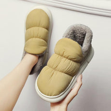 Waterproof Unisex Plush Slip-on Shoes - Puritific