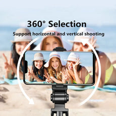 Wireless Selfie Stick Mini Tripod Extendable Monopod with fill light - Puritific