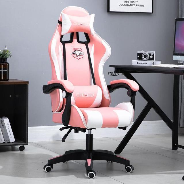 WCG Gaming Chair Office Latex Cushion Bluetooth Computer Chair High-quality BOSS Chair Leather LOL Internet Anchor Racing Chair - Puritific