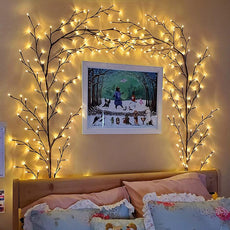 Willow Vine Branch Light Wall Decor - Puritific