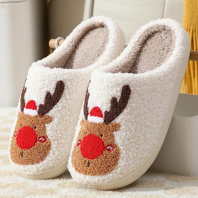 Winter Fluffy Fur Flat Slippers - Puritific