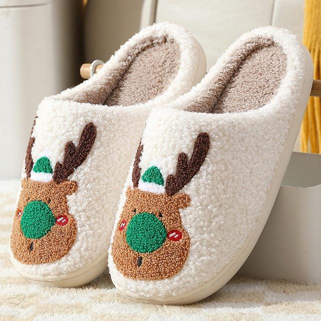 Winter Fluffy Fur Flat Slippers - Puritific