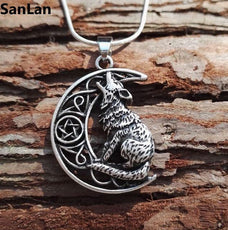 Wolf Head Necklace Pendant - Puritific